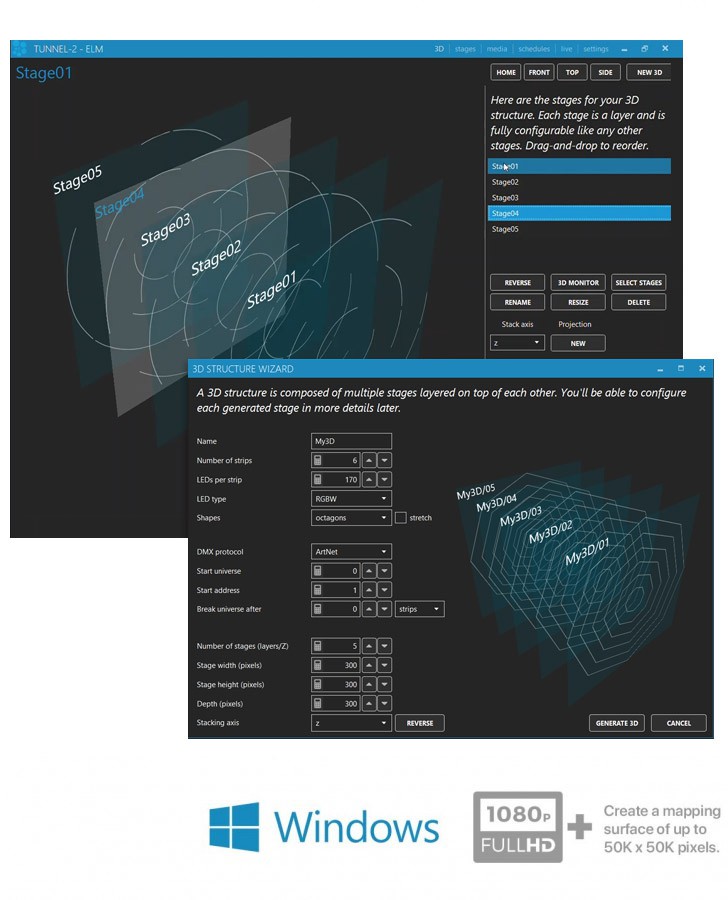 Pixel mapping software