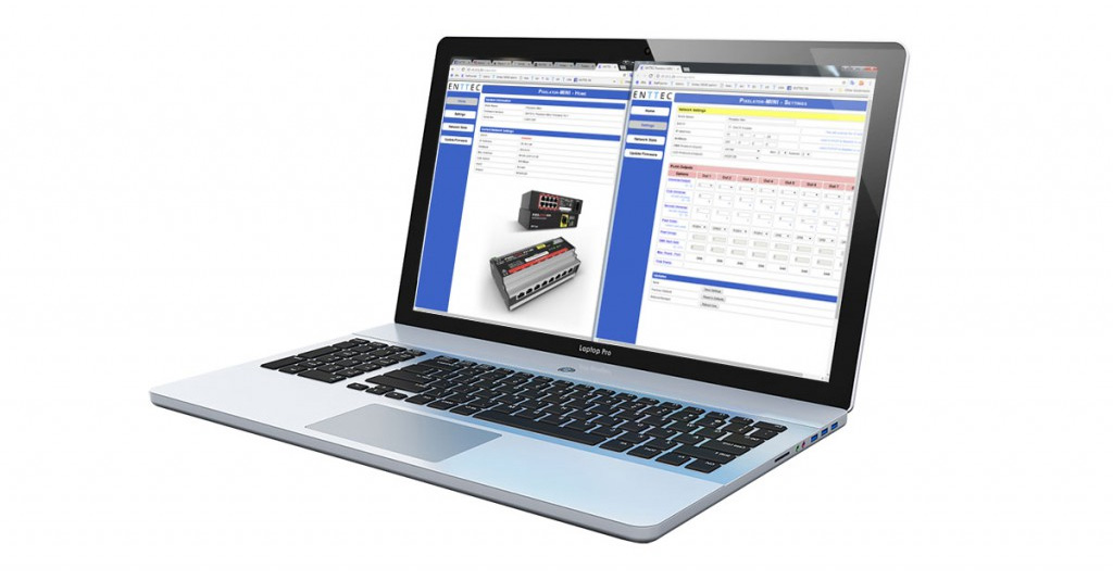 DIN-Rail Ethernet Pixel converter
