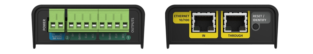DIN-rail LED pixel controller