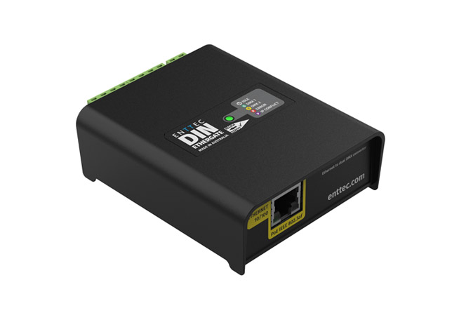 Ethernet to DMX/RDM adapter