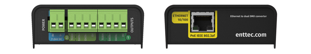 Ethernet to DMX/RDM adapter
