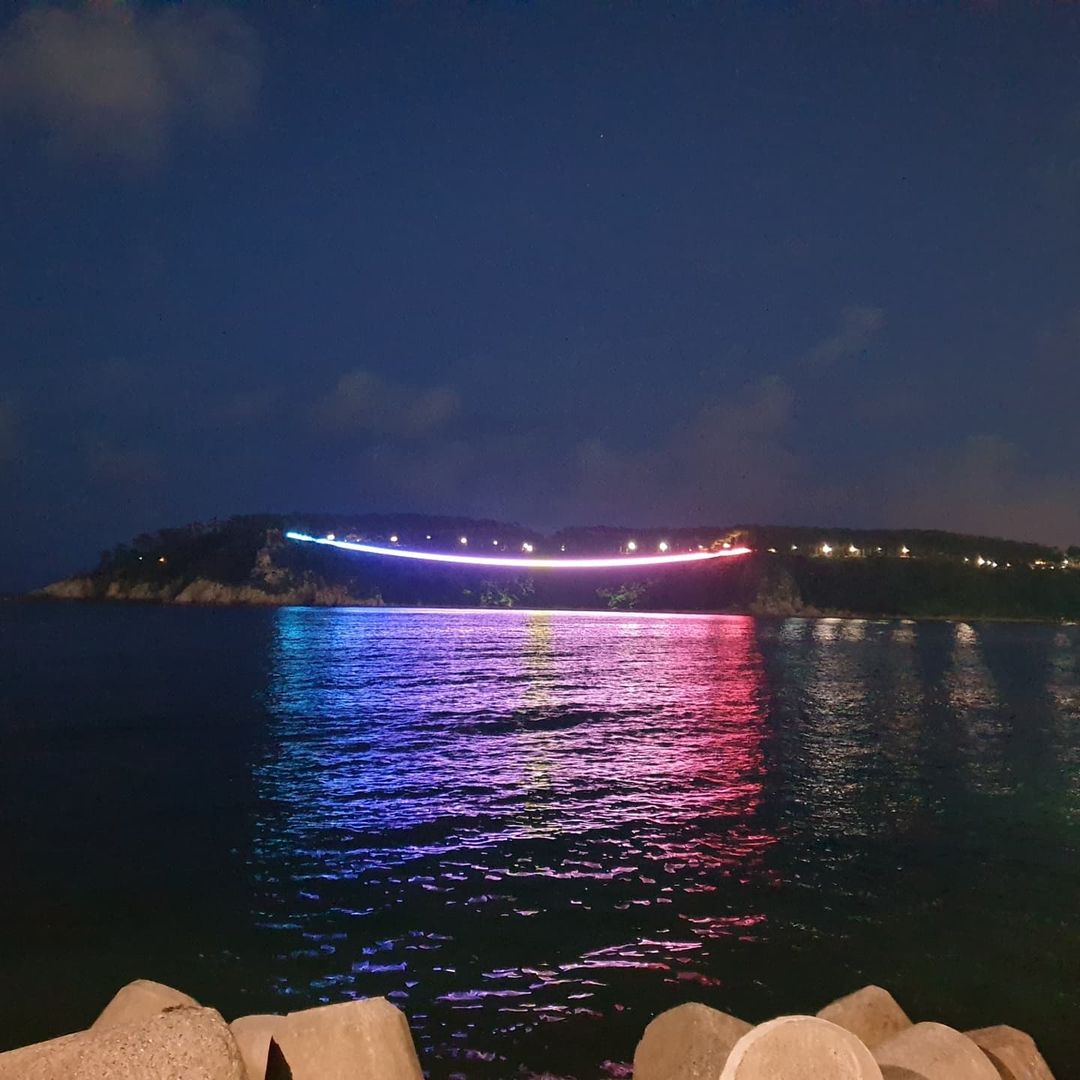 Korean LED suspension bridge