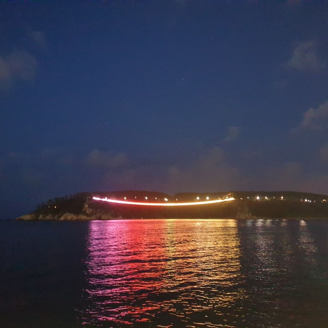 Korean LED suspension bridge