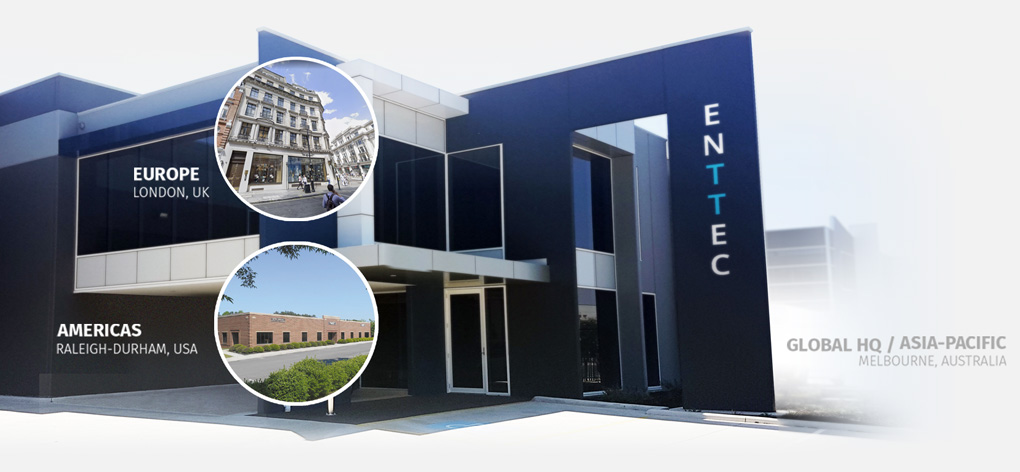 ENTTEC's offices and locations around the world so we can be located and contacted